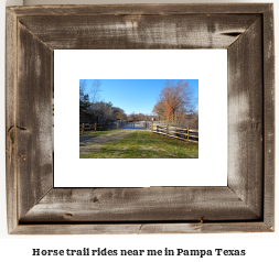 horse trail rides near me in Pampa, Texas